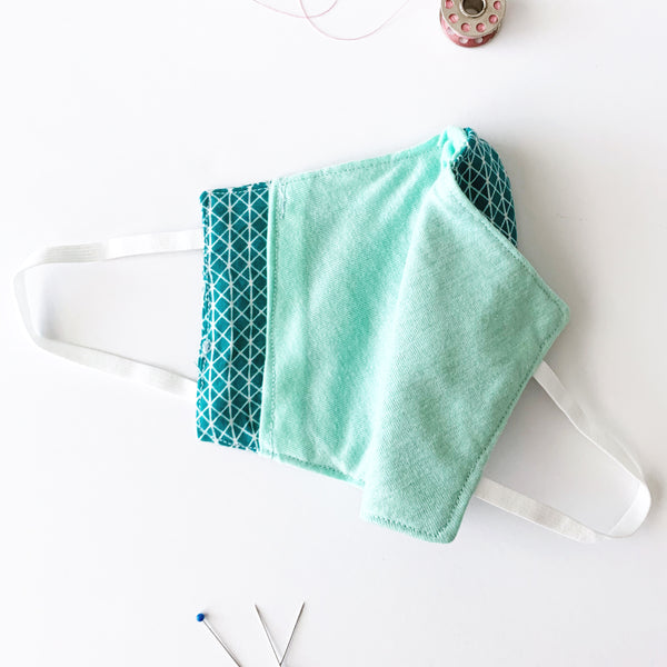 Teal - Child/XSmall Cotton Mask